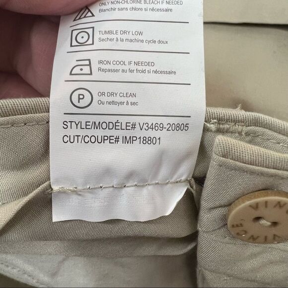 Vince Beige Rolled Cuff Shorts Size 4 - Picture 7 of 9